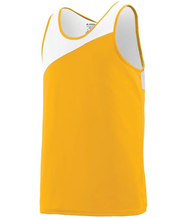 352.245.L Accelerate Jersey, Gold & White - Large