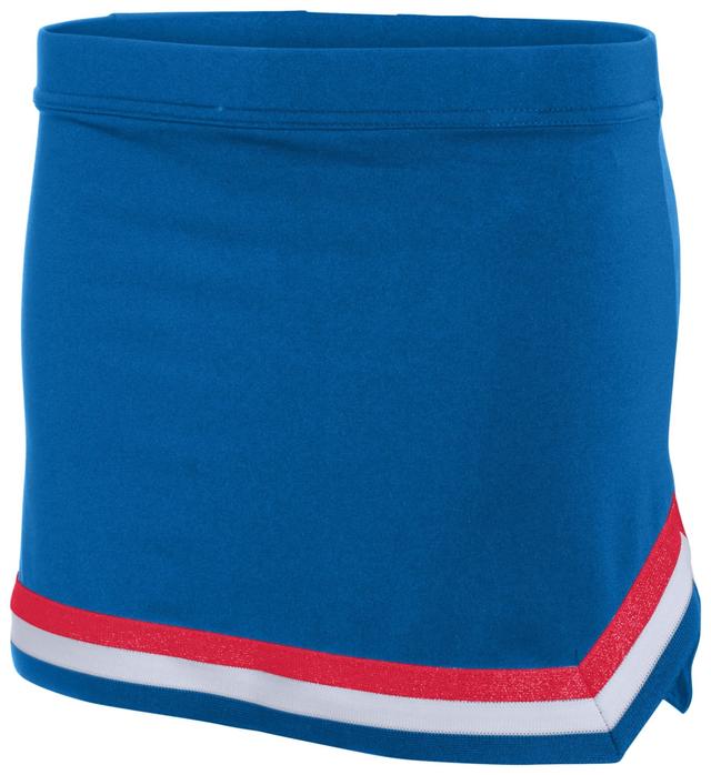 9146.115.L Girls Pike Skirt, Royal, Red & White - Large