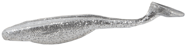 Swimmin Super Fluke Jr Lure - White Ice