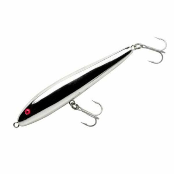 0.75 oz Chrome & Silver Jumpin Minnow Fishing Lure