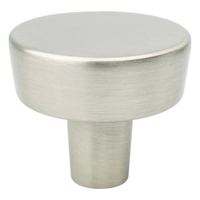 1.281 in. Brookridge Round Knob, Brushed Nickel