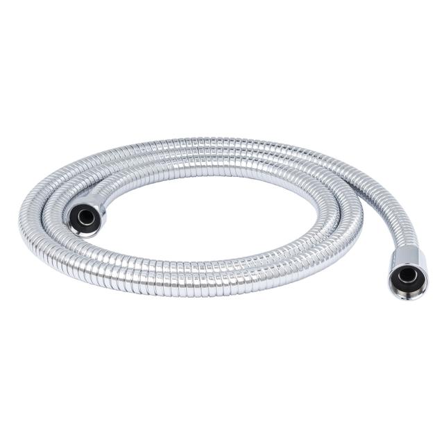60 in. Brass Hand Shower Hose with 0.5 in. Connection, Polished Chrome