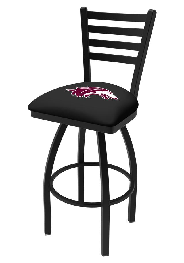 L01425SouIll 25 in. Wrinkle Southern Illinois Bar Stool with Ladder Style Back