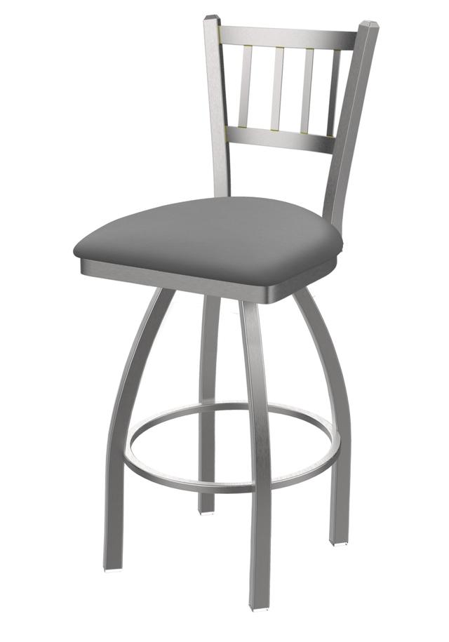 OD81036SSOD006 36 in. Contessa Swivel Outdoor Bar Stool with Breeze Sidewalk Seat, Stainless Steel
