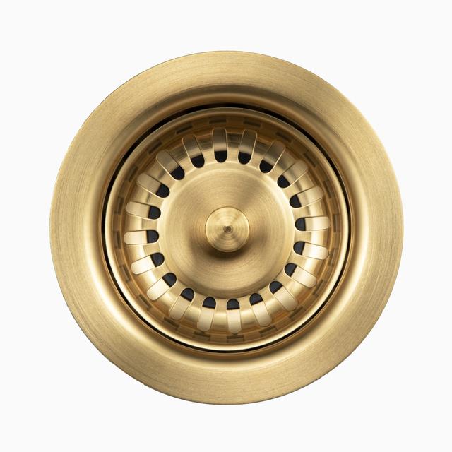 3.5 in. Basket Strainer, Brushed Brass