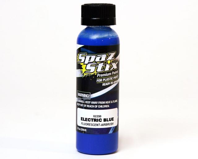 SZX02250 Electric Blue Fluorescent Airbrush Paint - 2 oz