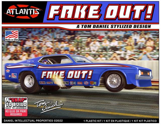1-32 Scale Snap Tom Daniel Fake Out Funny Car Plastic Figures