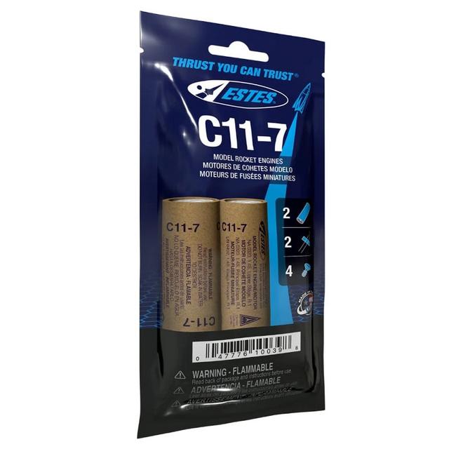 EST10039 C11-7 Model Rocket Engines - Pack of 2