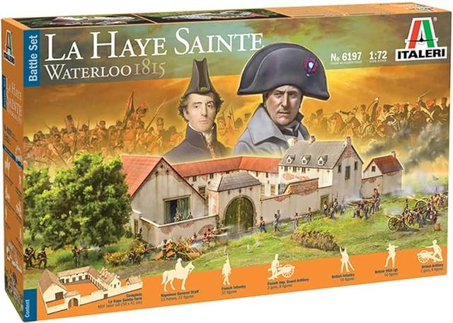 ITA6197 1-72 Scale Waterloo La Haye Sainte Plastic Model Set