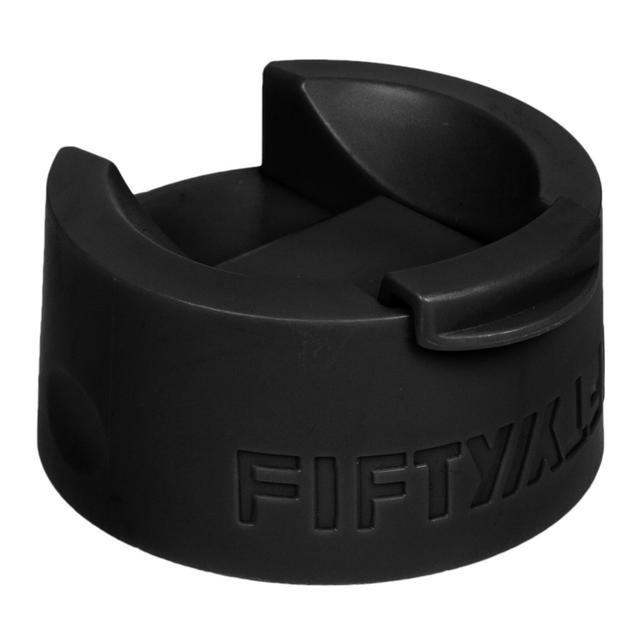 A68003BK0 Fifty & Fifty Wide-Mouth Coffee Flip-Top Cap&#44; Matte Black