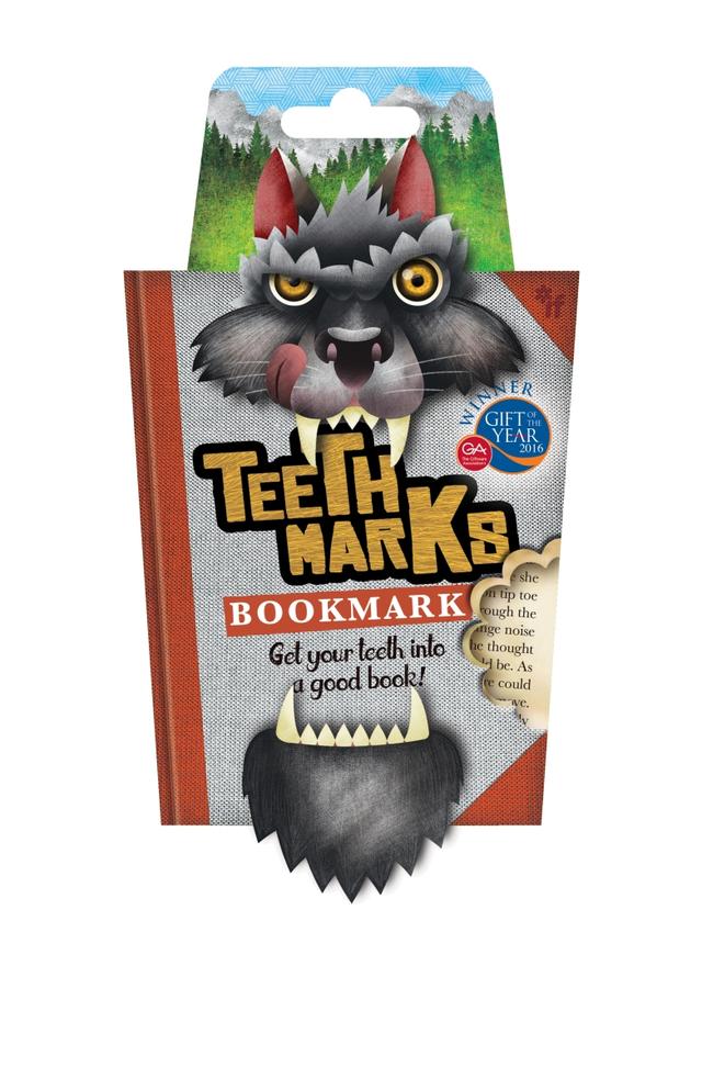 Teethmarks Bookmark, Wolf