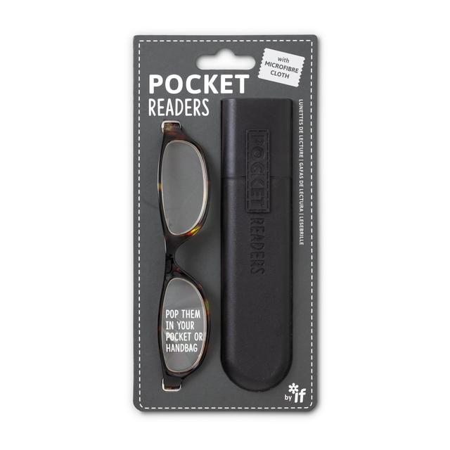 Pocket Readers Tortoiseshell Glasses, Plus 1.5