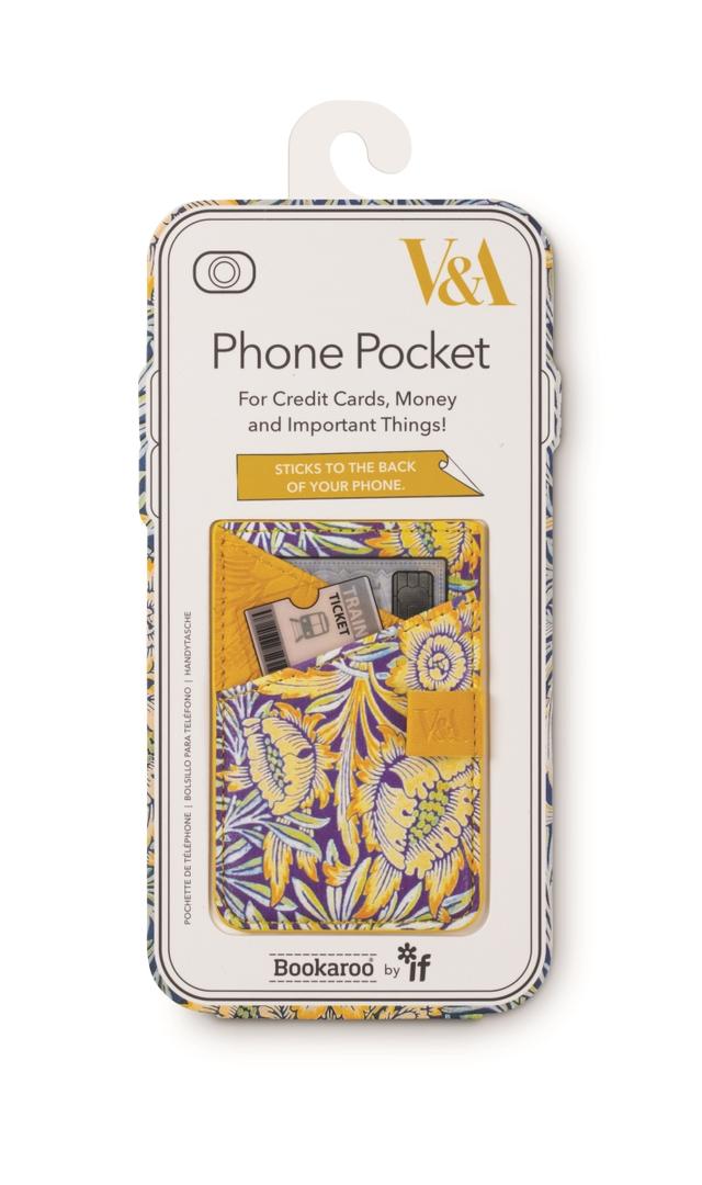 V & A Bookaroo Morris Phone Pocket, Tulip & Willow