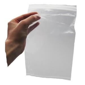 6 x 9 in. 0.002 Gauge Specimen-Shield Plain Zipper Locking Clear Bags - Case of 1000