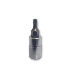TR10 Tamper Proof Torx Bit - Satin 0.25 in. Square Drive Holder
