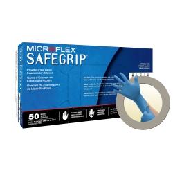 SafeGrip EC Latex Gloves&#44; Medium