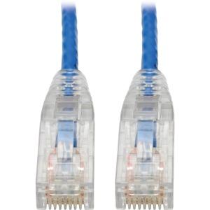 CAT6 UTP RJ45 Molded Slim Gigabit Patch Cable, Blue