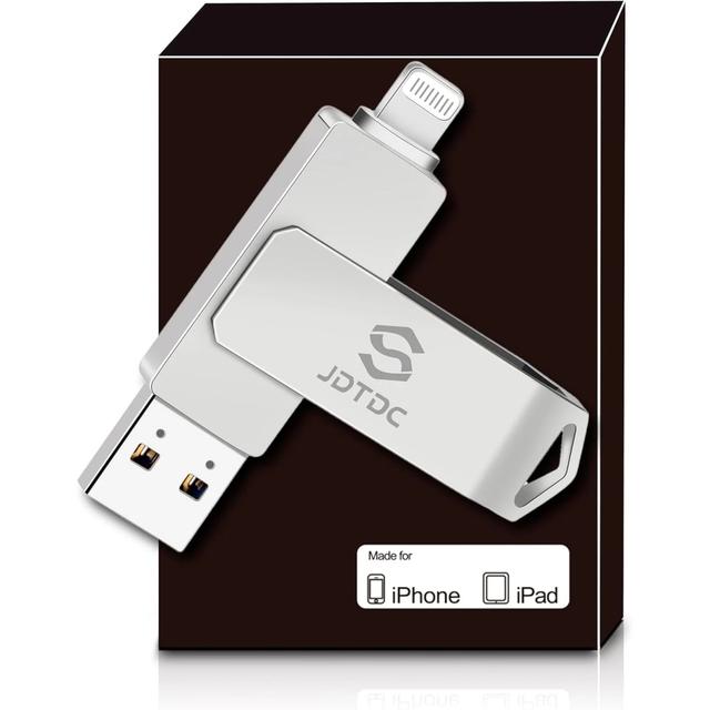 902F38-GR 256GB USB & Apple Lightning 2-in-1 Combo Flash Drive