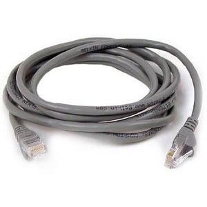 U45968 50 ft. Cat5E Grey Snagless RJ45 Male-Male Patch Cable