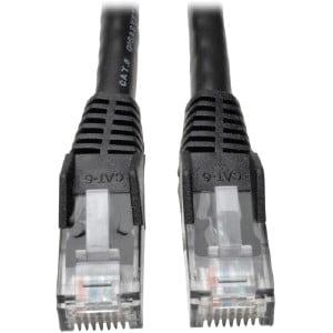 Tripp Lite N201-075-BK 75 ft. CAT6 Gigabit Ethernet Snagless Molded Patch Cable&#44; Black