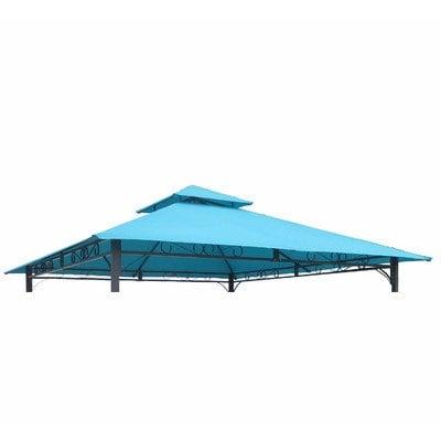 10 ft. Gazebo Canopy St. Kitts Replacement Top, Aqua Blue