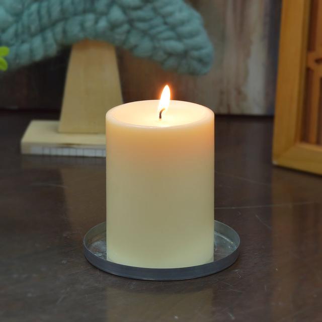 CPZ-178-6 3 x 4 in. Pillar Candle, Ivorys - Set of 6