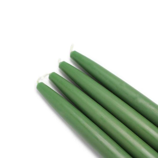 CEZ-016-12 6 in.Taper Candles, Hunter Green - 144 Piece
