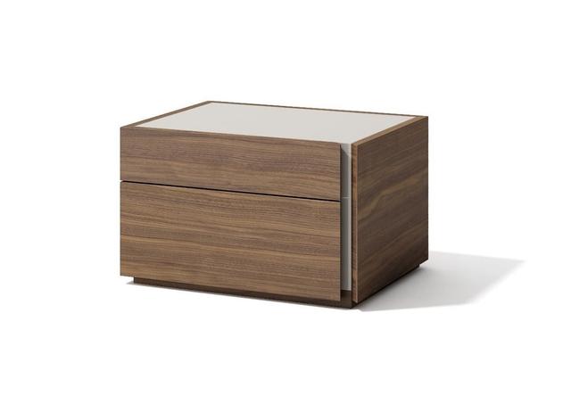 Porto Right Facing Night Stand - Walnut