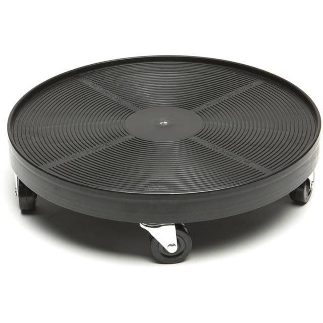 DEV3000BNH 16 in. Plant Stand Dolly Set, Black