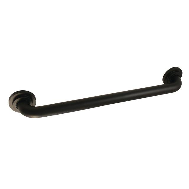24 x 1.25 in. OD Manhattan Grab Bar&#44; Matte Black