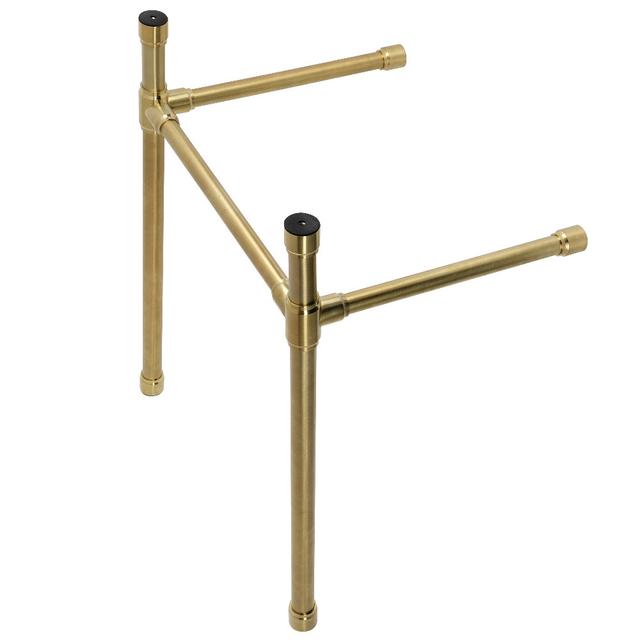 Dreyfuss Stainless Steel Console Sink Legs&#44; Brushed Brass