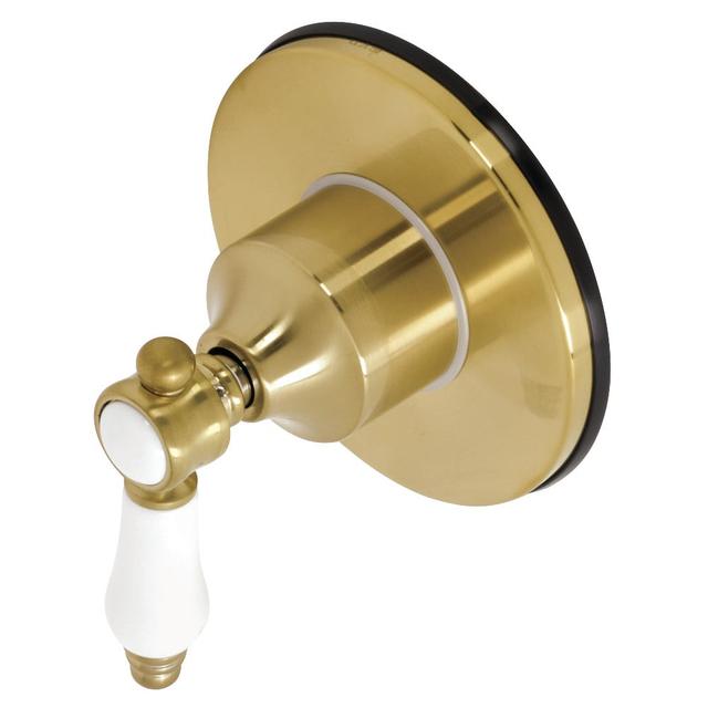 Bel Air 3 Way Single Handle Diverter Valve with Trim Kit, Brushed Brass