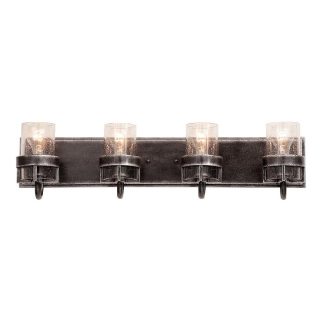 507920BMG Corsa 2 Light Wall Sconce, Matte Black w Gold