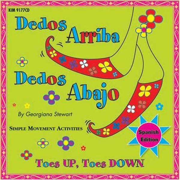 Dedos Arriba&#44; Dedos Abajo Song CD for PK to 1st Grade