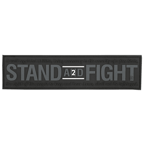 MXP-PVCPATCH-STFTS Stand & Fight 2nd Amendment Patch - 1.2 x 1.2 in.