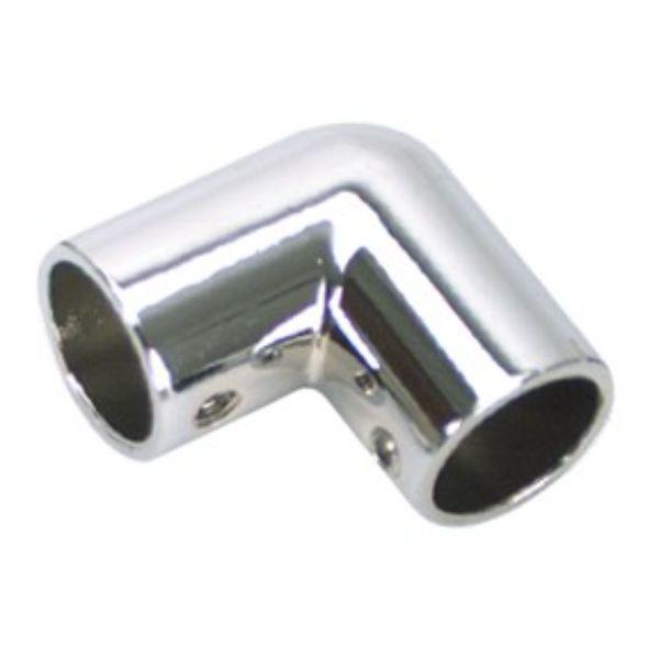 S1491C 0.87 in. 90 deg Base Chrome Plated Zamac Elbow