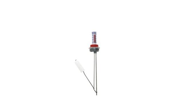 H-2-132-S1 2 in. NPT Type H Level 1 Therma Gauge with Stainless Steel Rods - 132 in.