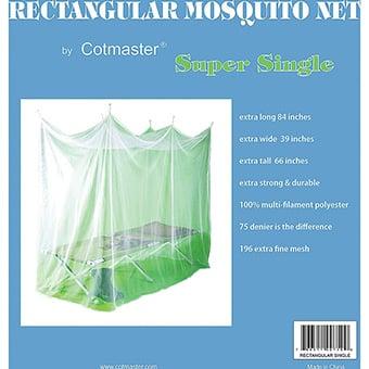 Single & Twin Mosquito Net - 39 x 84 x 66 in.