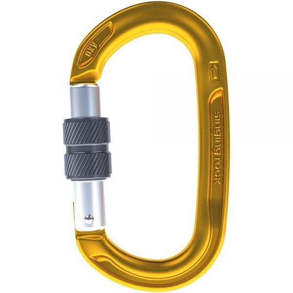 Oxy Screw Gate Carabiner - Gold