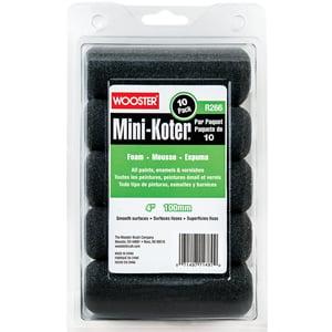 R266-4 4 in. Mini-Koter Foam Roller, Pack of 10