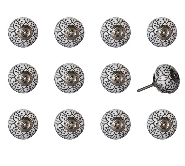 Home Decor Classic Cabinet &amp; Drawer Knobs | 12-Piece | K000010 |