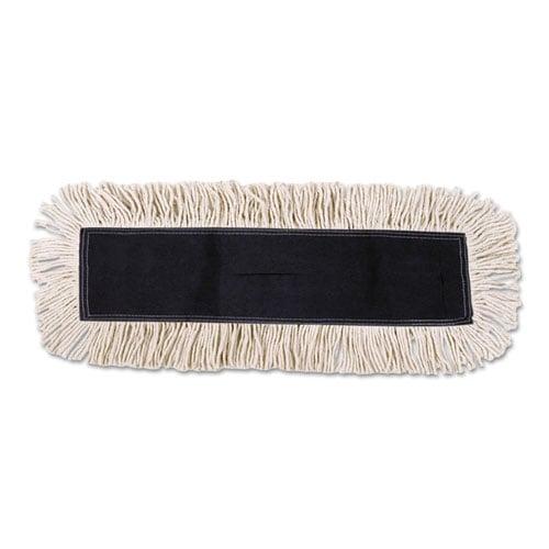 Dispoable Dust Mop Head, White - 36w X 5d