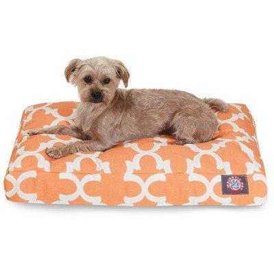 MajesticPet 788995500827 29 x 36 in. Trellis Rectangle Pet Bed, Teal