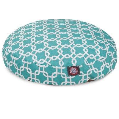 MajesticPet 788995508939 36 in. Links Round Pet Bed, Teal - Medium