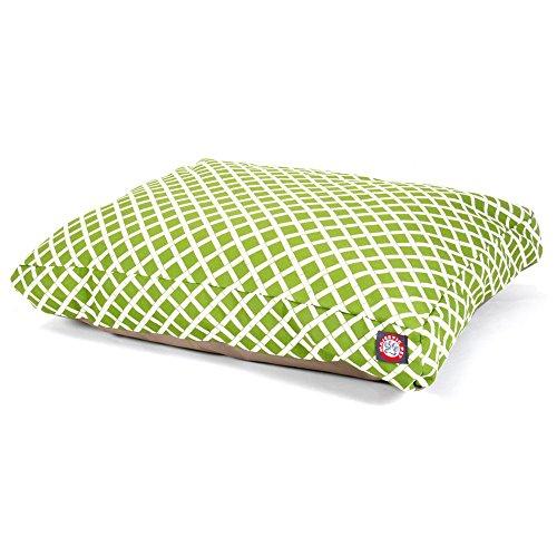 MajesticPet 788995504030 42 x 50 in. Bamboo Rectangle Pet Bed, Sage