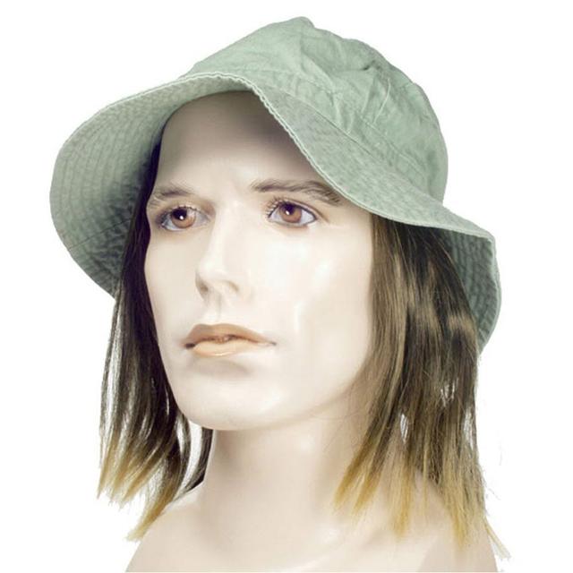 Clown Tramp with Hat Grey Wig Costume