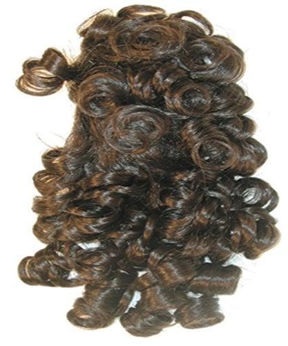 Curly Banana Clip Wig - Black