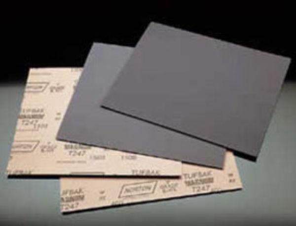 5.5 x 9 in. 1500 Grit Black Ice Waterproof Sanding Paper Sheets - Pack of 50