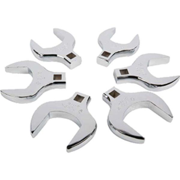 0.5 in. Drive Jumbo Crowfoot Wrench Set - 6 Piece
