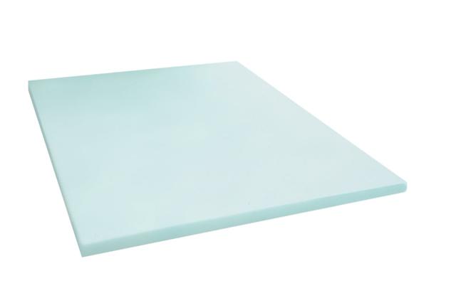 Two Shredded Comfort Pillows and Twin Size 4 Inch Thick Gel Swirl Visco Elastic Memory Foam Mattress Pad Bed Topper Made in the USA